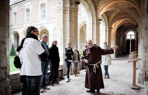 Activité de séminaire à l'Abbaye de Saint-Michel